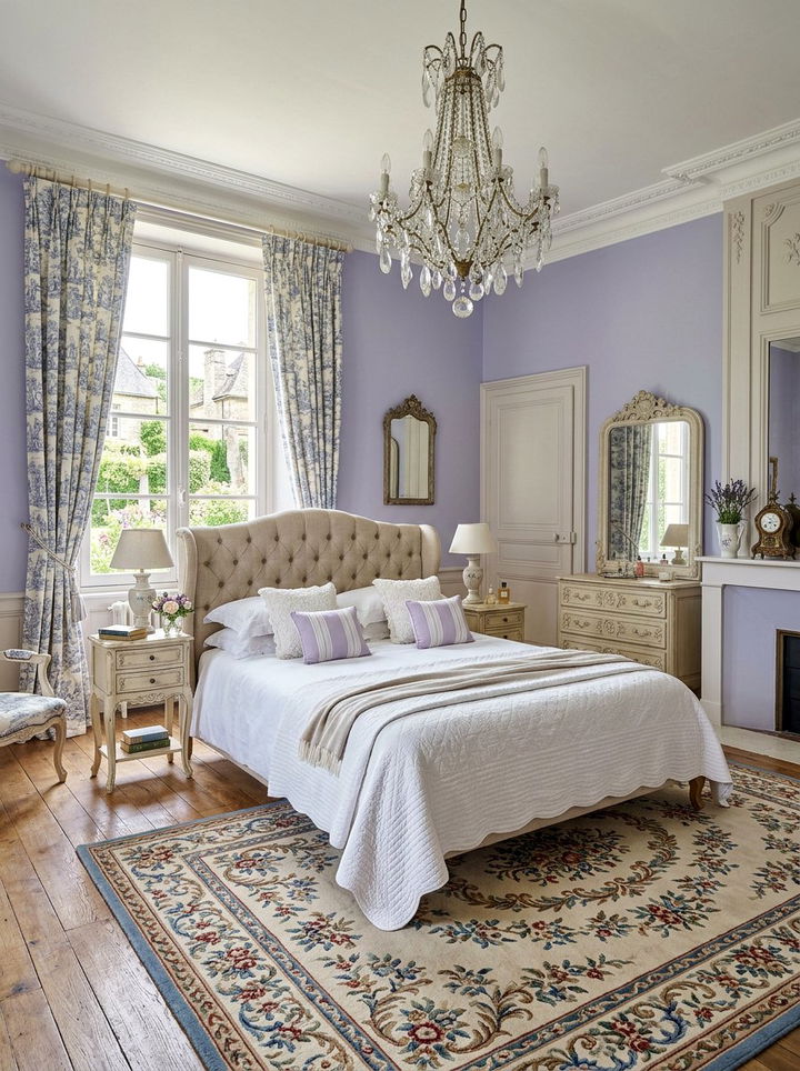 French provincial bedroom - 30 historic home bedroom ideas