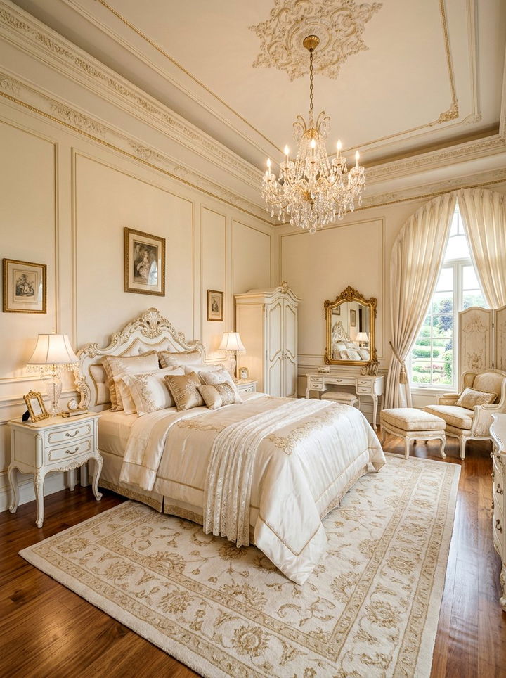 French provincial glam bedroom - 30 glam bedroom ideas