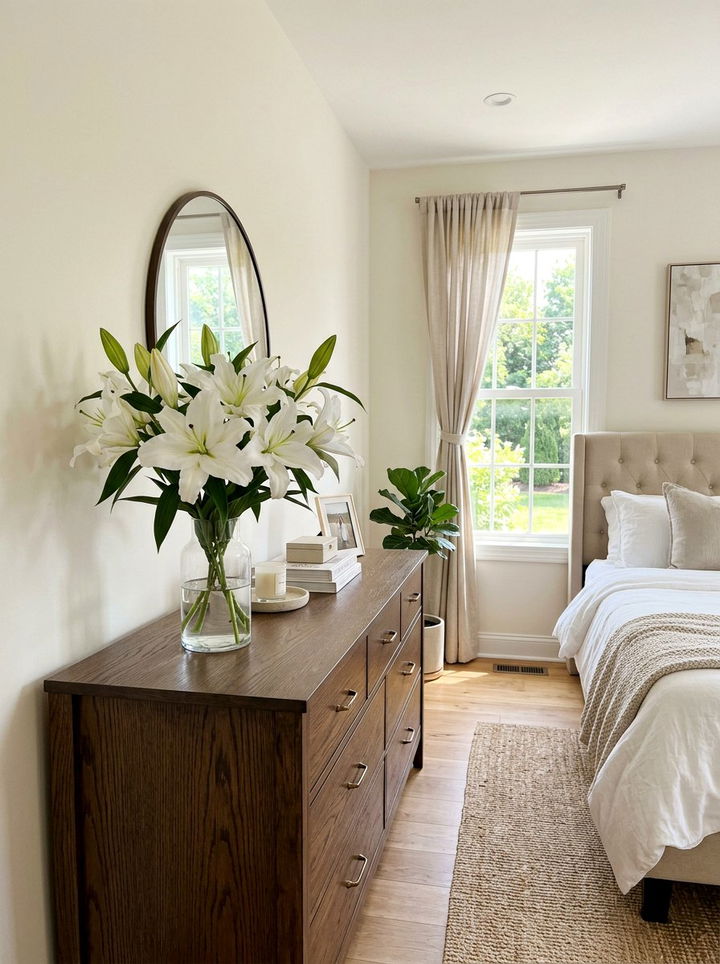 Fresh Flowers - 30 bedroom staging ideas
