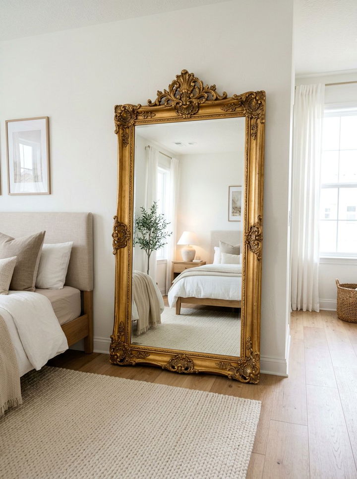 Full Length Floor Mirror - 30 bedroom conversation starter ideas