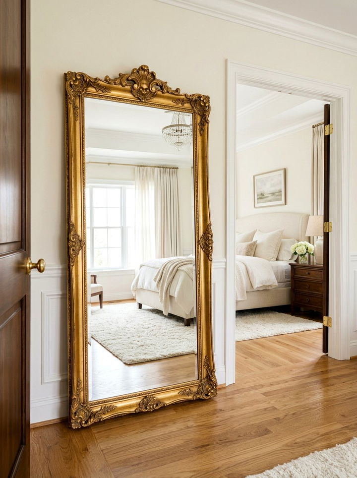 Full Length Mirror - 30 bedroom entryway ideas