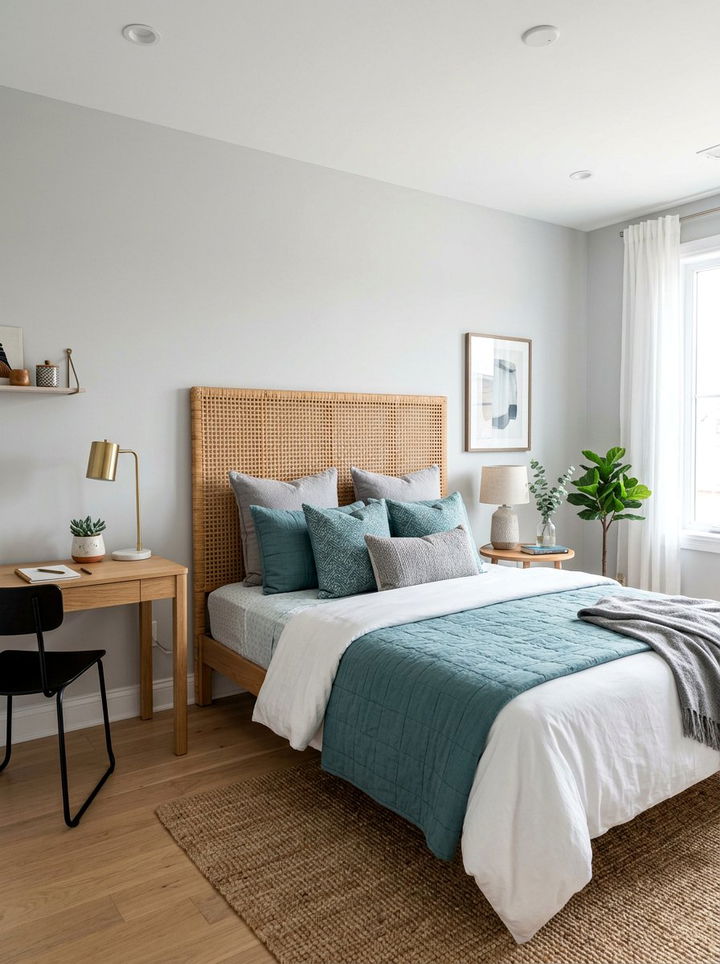 Full Size Rattan Headboard - 30 bedroom rattan headboards