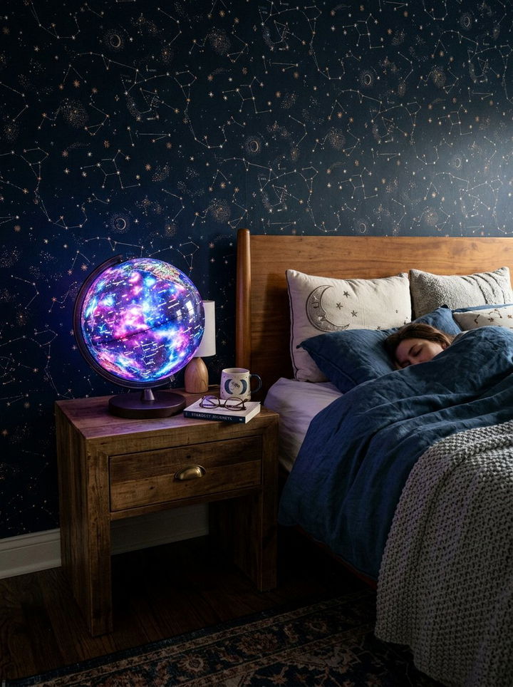 Galaxy Nebula Globe - 30 bedroom globes