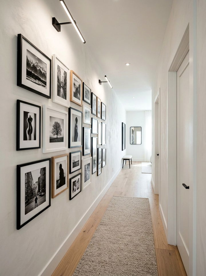 Gallery Wall - 30 bedroom hallway ideas