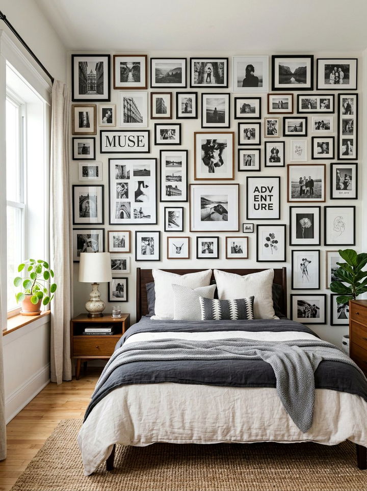 Gallery Wall Accent Wall - 30 bedroom accent walls