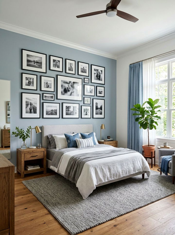 Gallery Wall Layout - 30 bedroom wall decor ideas