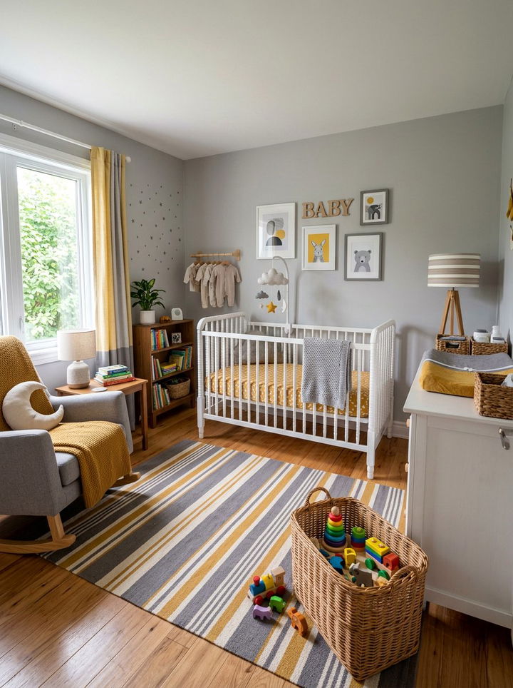 Gender Neutral Nursery - 30 newborn bedroom ideas