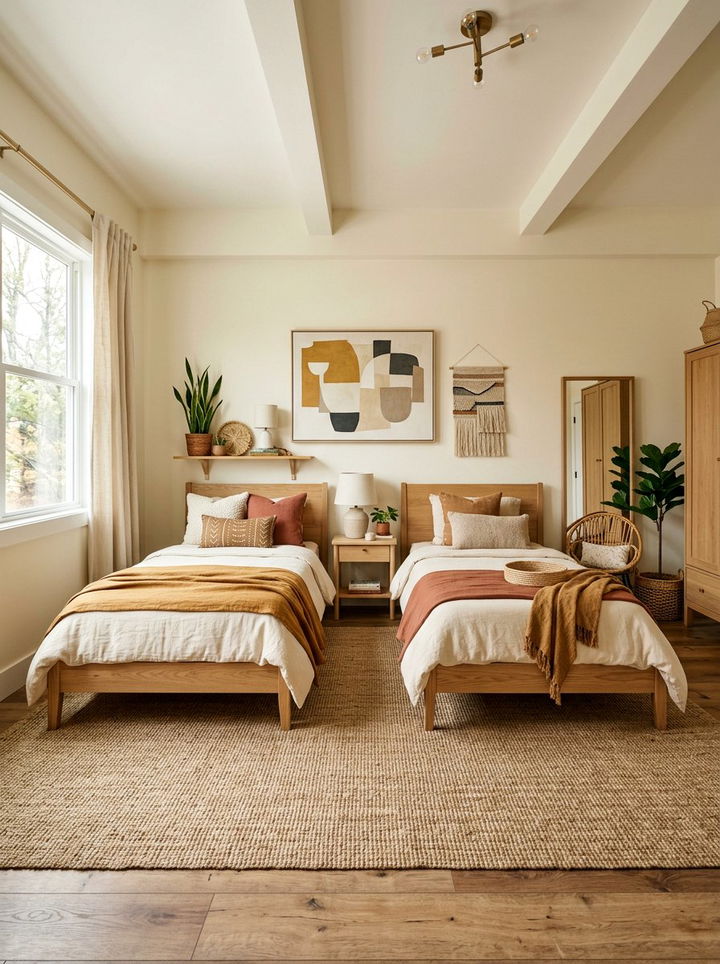 Gender Neutral Shared Bedroom - 30 siblings bedroom ideas