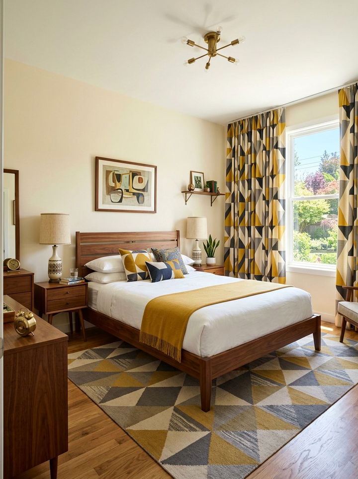 Geometric Curtains - 30 bedroom curtains