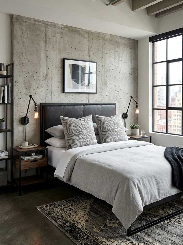 Geometric Embroidered Sham - 30 embroidered bedroom ideas