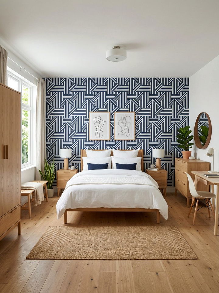 30 Scandinavian Navy Bedroom Ideas for a Bold Modern Vibe