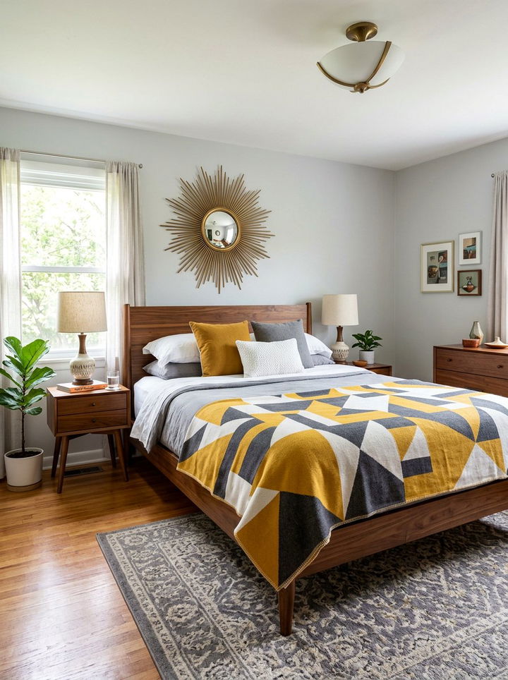 Geometric Pattern Throw - 30 bedroom throws