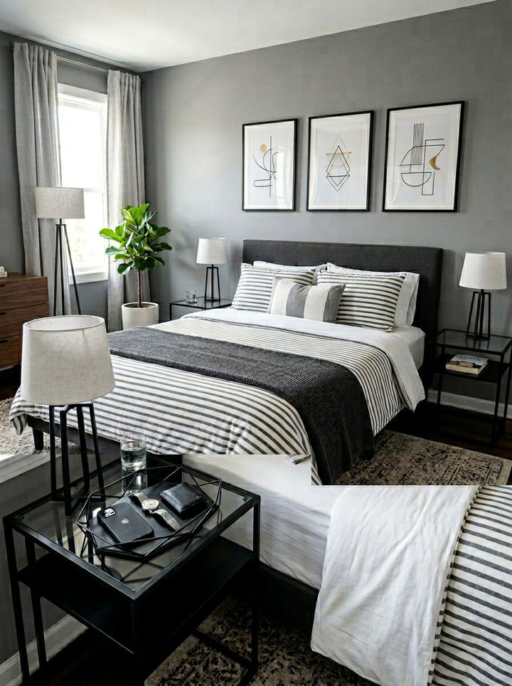 Geometric Wire Tray - 30 bedroom catch all trays