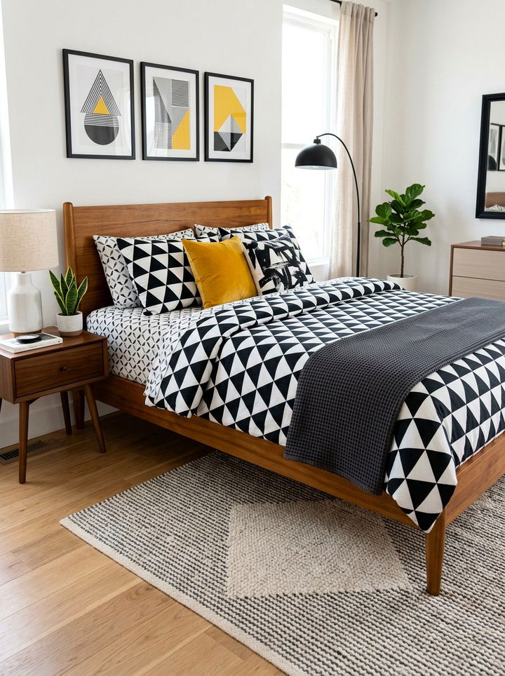 Geometric pattern sheets - 30 bedroom sheet sets