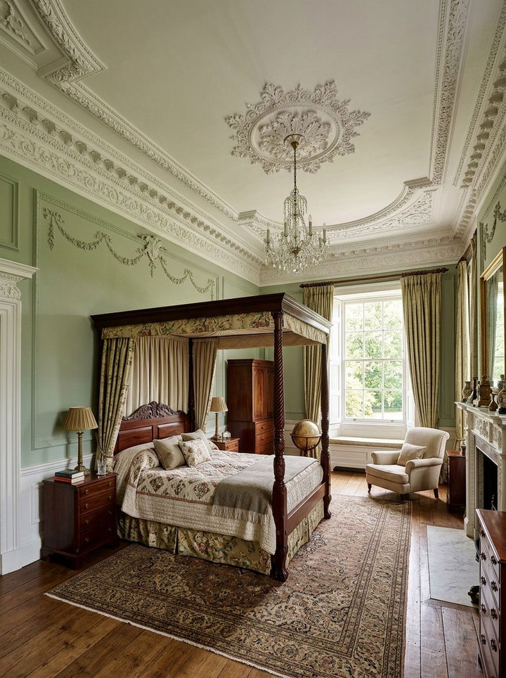 Georgian bedroom molding - 30 Georgian bedroom ideas