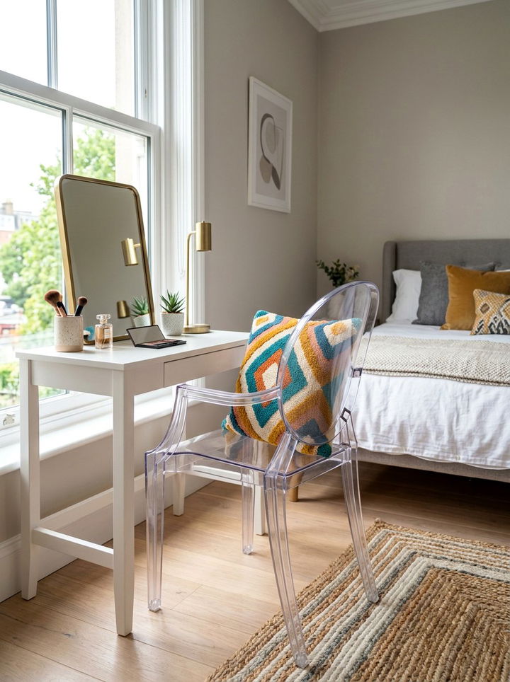 Ghost Chair - 30 bedroom lounge chairs