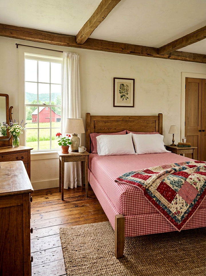 Gingham Print Fitted Sheets - 30 bedroom fitted sheets