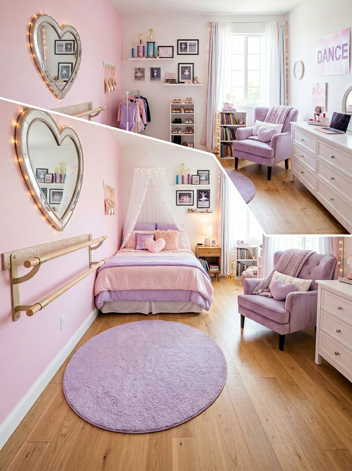 Girly Dance Bedroom - 30 dance bedroom ideas