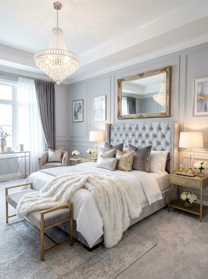 Glam Bedroom - 30 bedroom vision boards