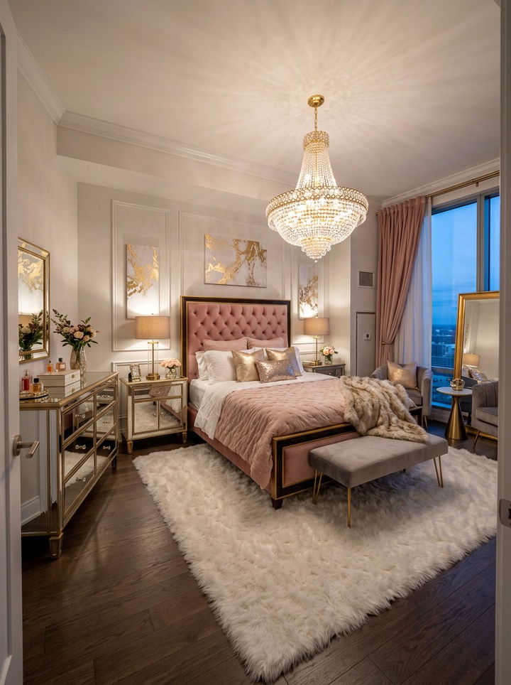 Glam Bedroom - 30 one of a kind bedroom ideas