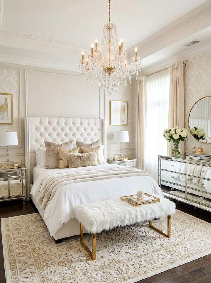 Glam Bedroom Decor - 30 teenage girl bedroom ideas