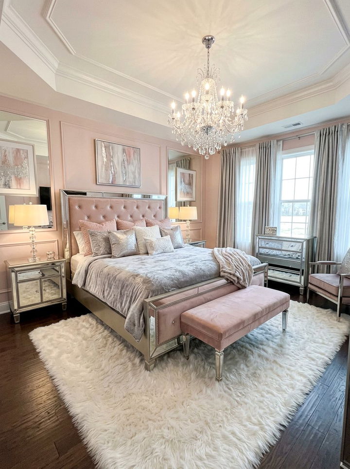 Glam King Bedroom - 30 king size bedroom ideas