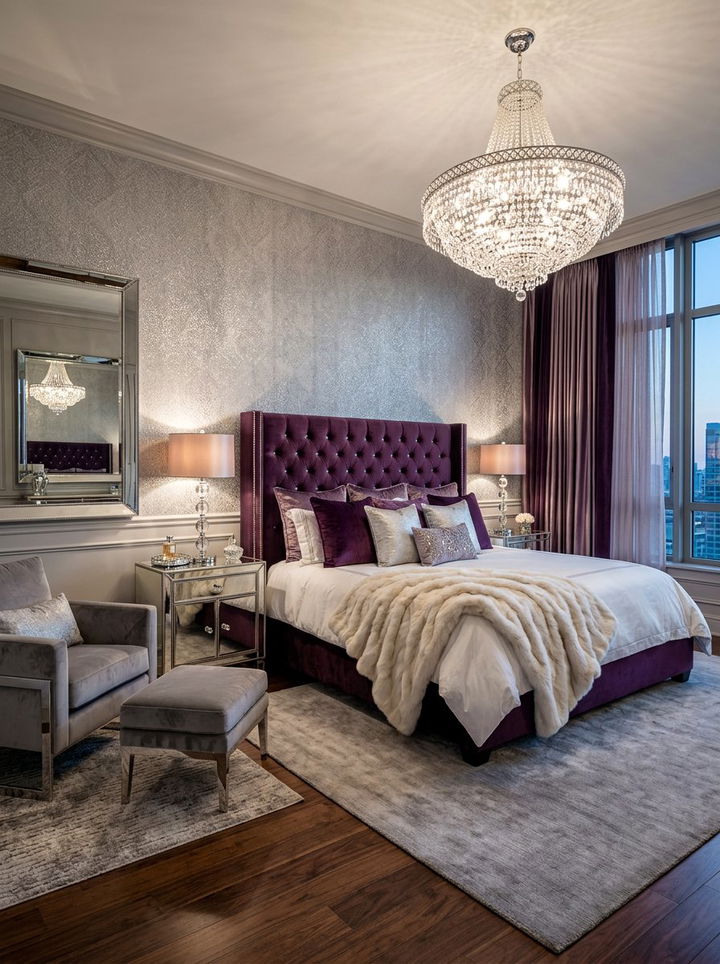 Glam Master Bedroom - 30 before and after bedroom ideas