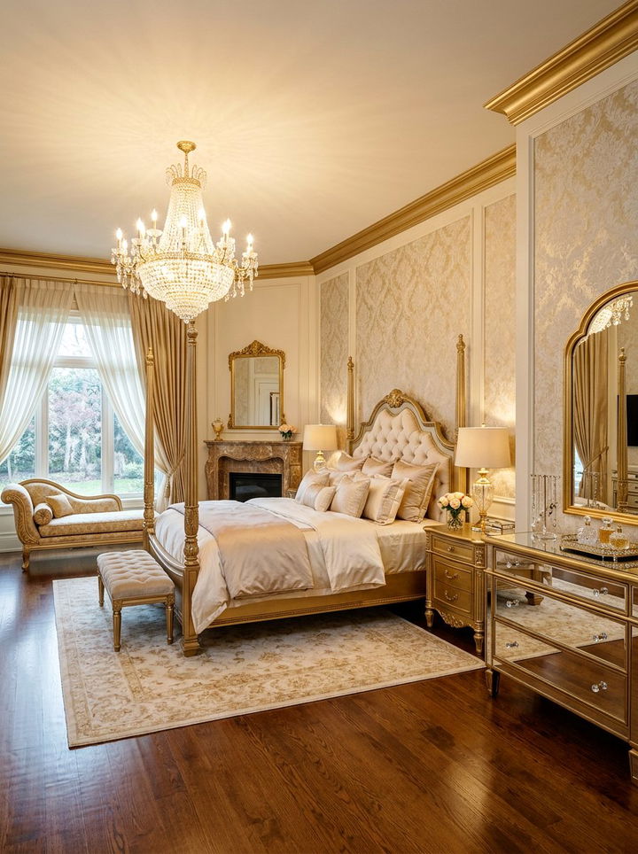 Glamorous Gold Bedroom - 30 move in ready bedroom ideas