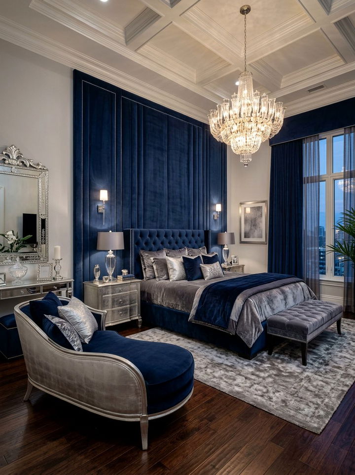 Glamorous Velvet Bedroom - 30 viral bedroom ideas