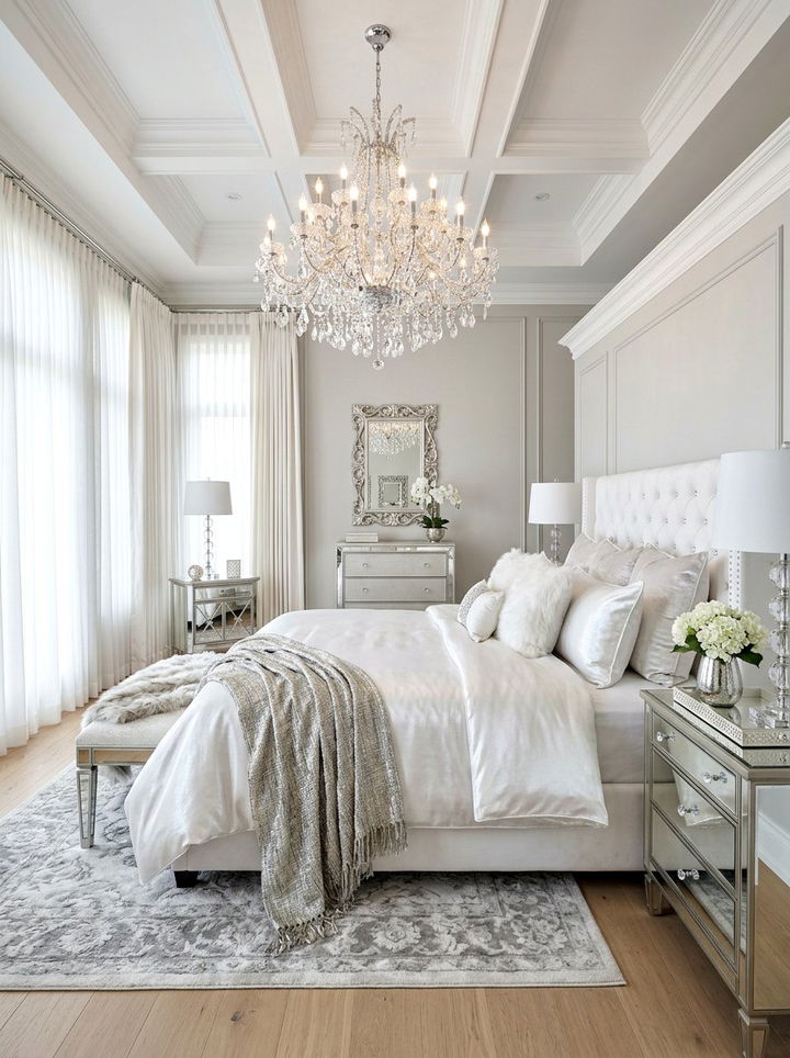 Glamorous White Bedding - 30 bedroom white bedding ideas