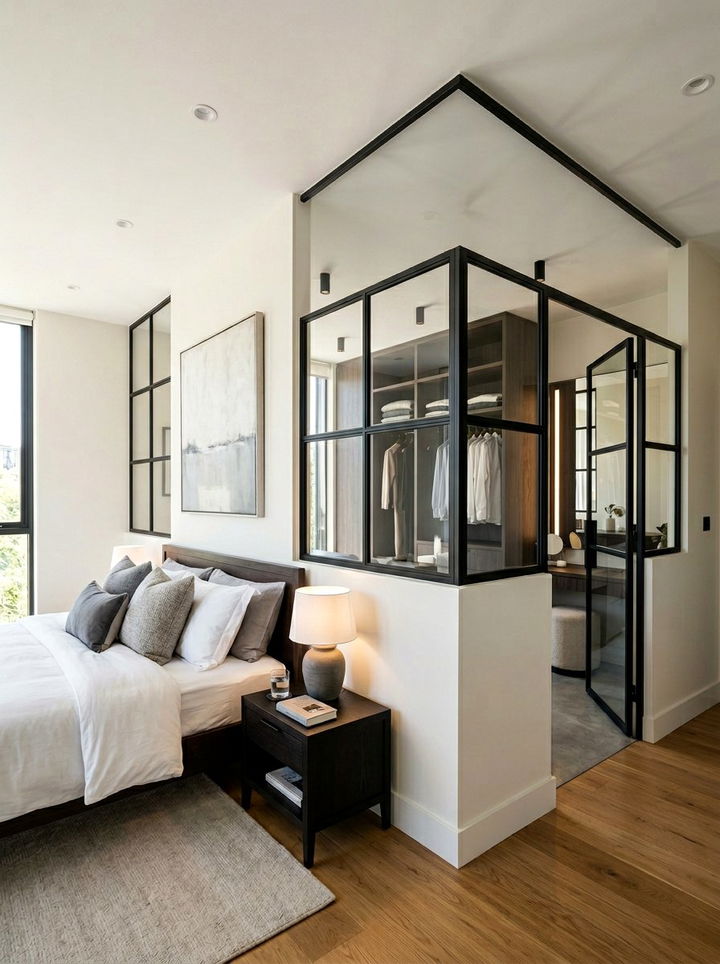 Glass Bedroom Half Wall - 30 bedroom half wall ideas