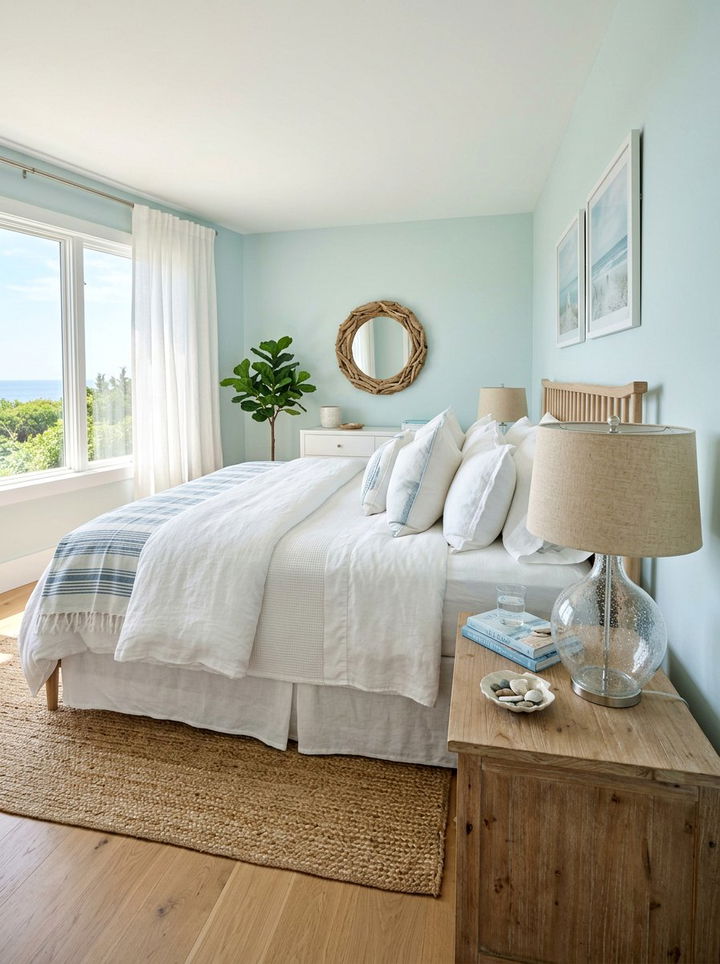 Glass Bedside Lamp - 30 bedroom table lamps