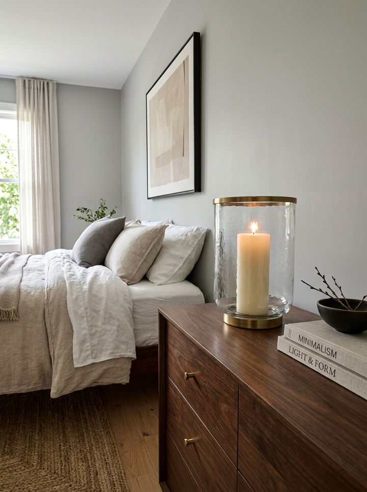 Glass Hurricane Candle Holder - 30 bedroom candle holders