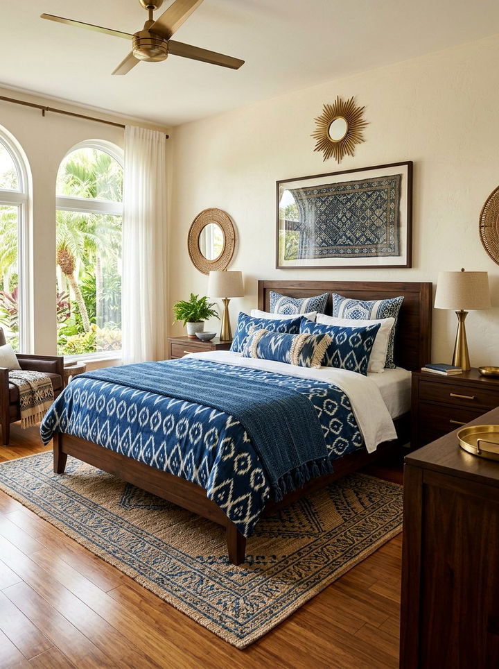 Global Inspired Bedding - 30 British colonial bedroom ideas