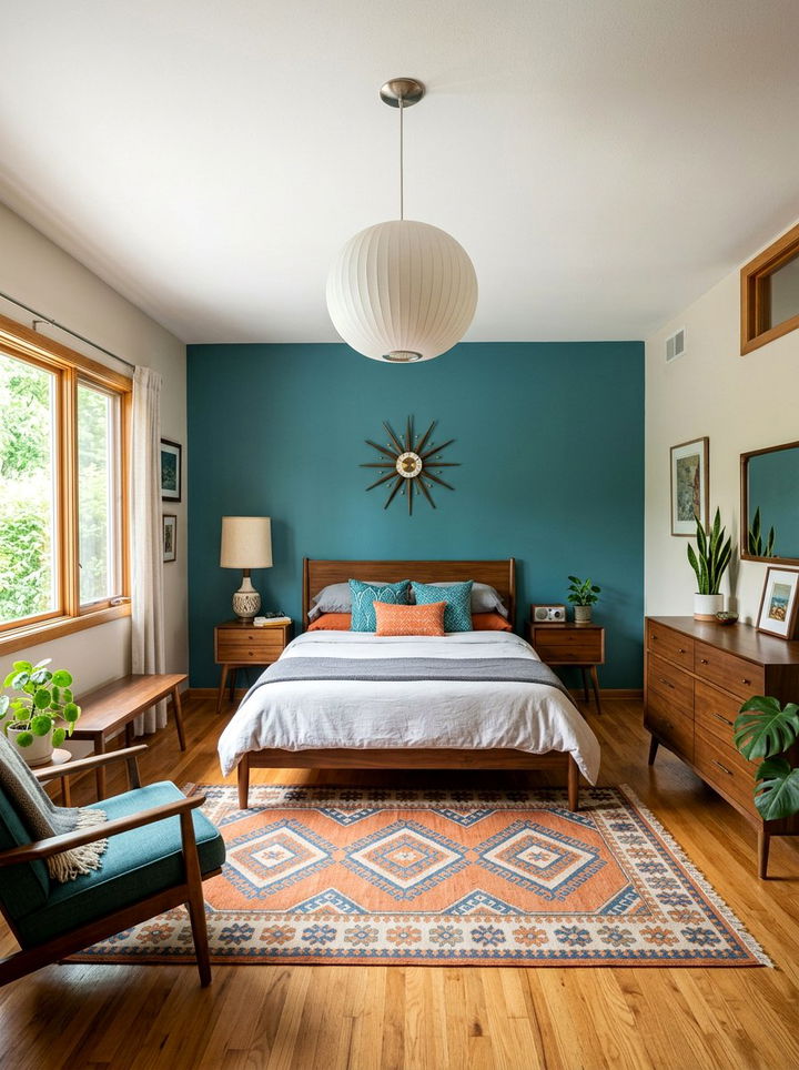 Globe Pendant Light - 30 bedroom accent lighting ideas