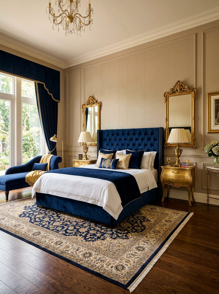Gold And Velvet Bedroom - 30 velvet bedroom ideas