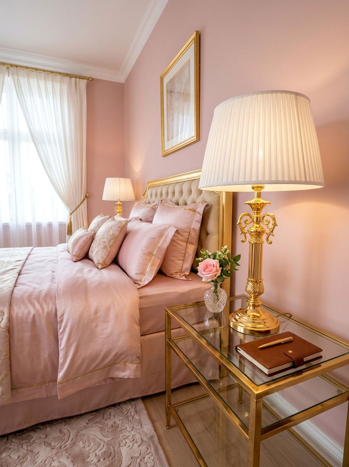 Gold Bedside Lamp - 30 bedroom table lamps