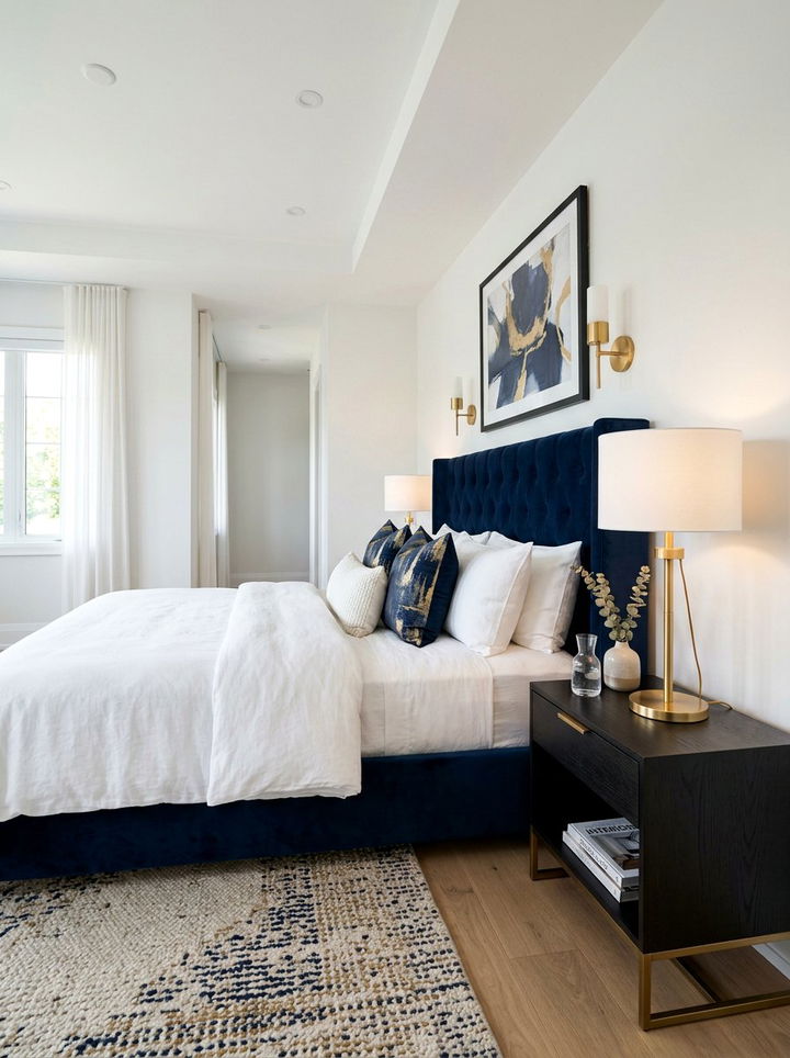 Gold Bedside Lamp - 30 bedroom lamps