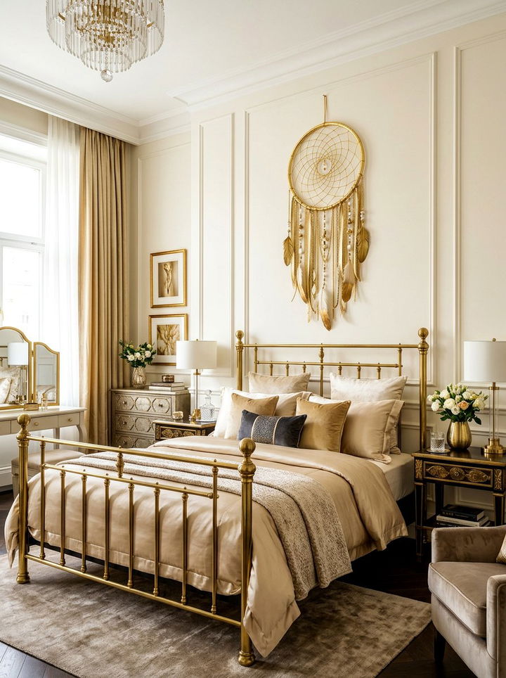 Gold Hoop Dreamcatcher - 30 bedroom dreamcatchers