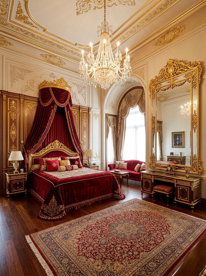 Gold Leaf Accent - 30 Turkish bedroom ideas