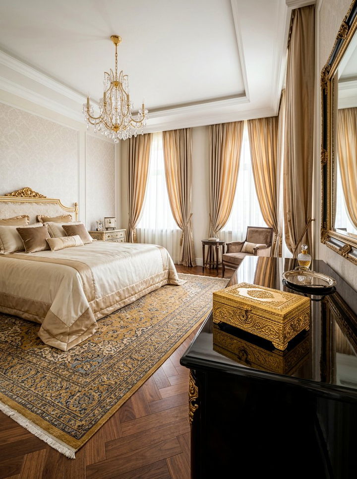 Gold Leaf Box - 30 bedroom decorative boxes