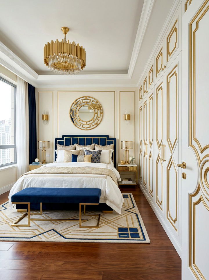 Gold Trim Closet Door - 30 bedroom closet doors