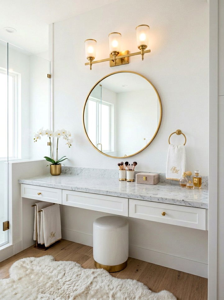 Gold Vanity Light - 30 bedroom vanity lights