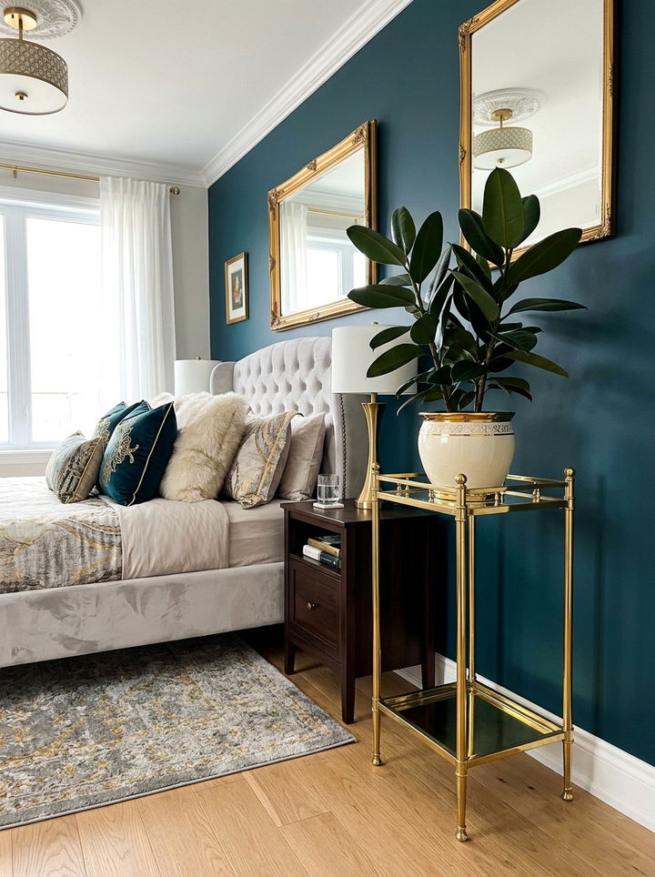 Gold accent plant stand - 30 bedroom plant stands