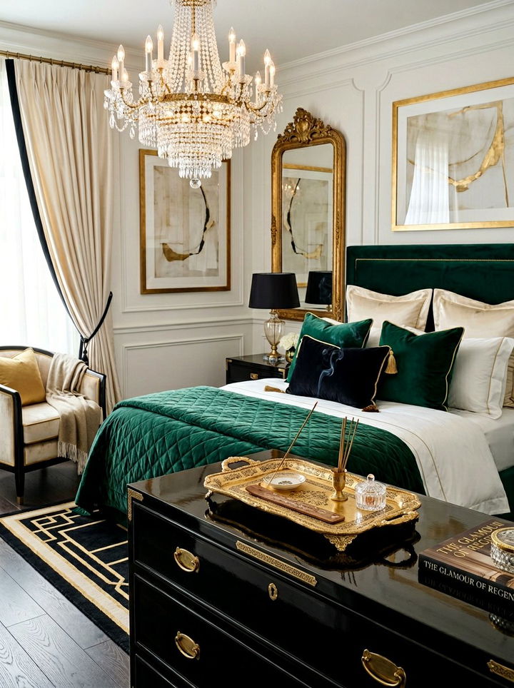 Gold leaf incense tray - 30 bedroom incense holders