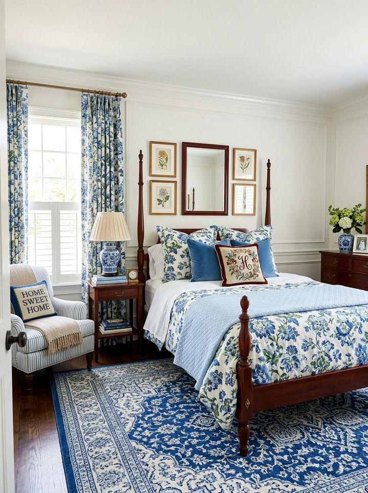 Grandmillennial Bedroom - 30 bedroom aesthetic ideas