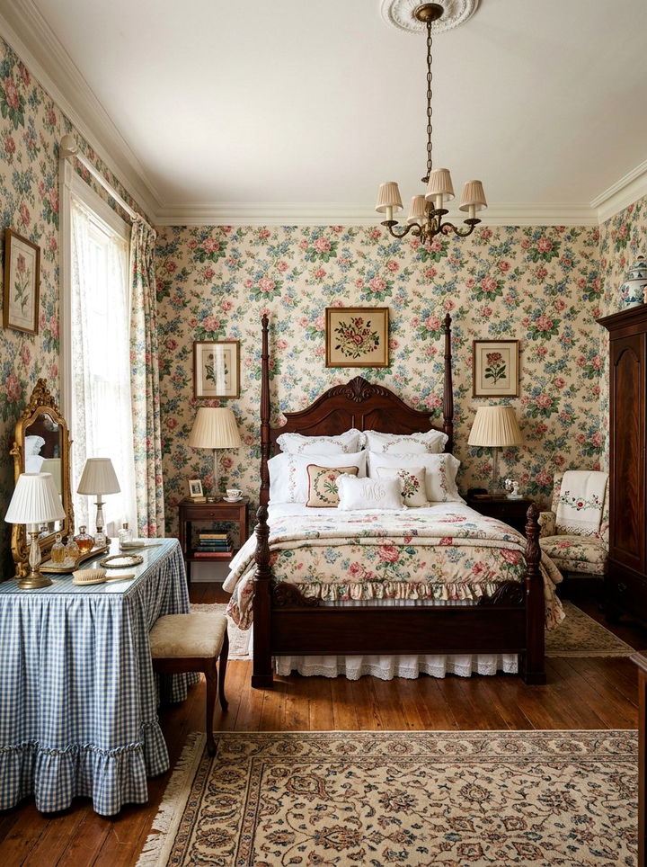 Grandmillennial Style Bedroom - 30 trending bedroom ideas