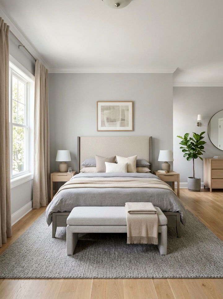 Gray And Beige Bedroom - 30 cool gray bedroom ideas