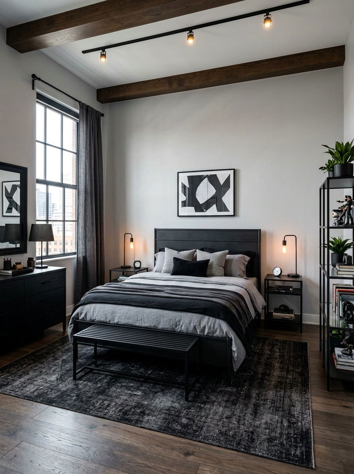 Gray And Black Bedroom - 30 gray bedroom design ideas