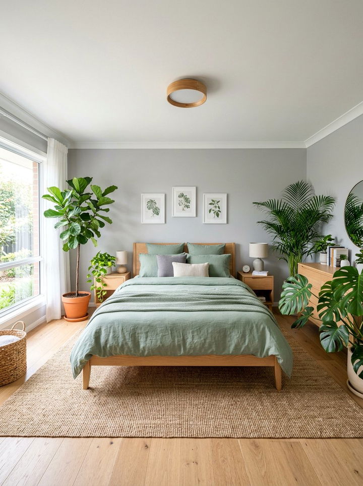 Gray And Green Bedroom - 30 gray bedroom design ideas